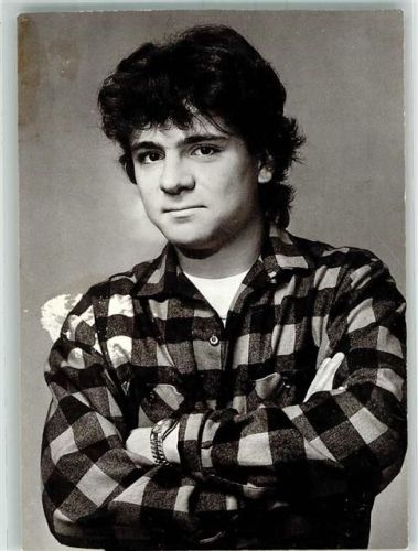 Portrait des jungen Nino de Angelo Fotograf Klaus Winkler VEB Lied der Zeit Hitpost No. 2