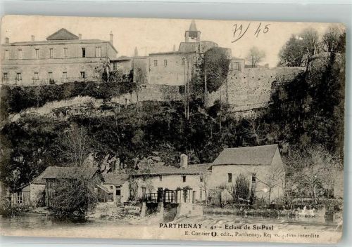 Parthenay 1915 Kirche Ecluse de St. paul