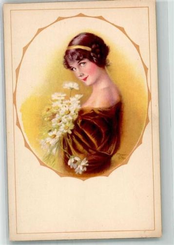Portrait Frau mit Margeriten Wenau-Brabant 1305