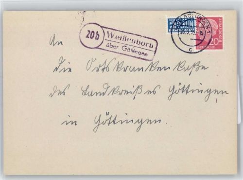 Weißenborn Landpoststempel