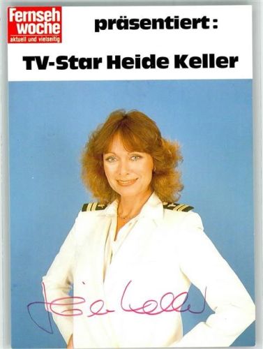 TV Star Heide Keller Autogramm