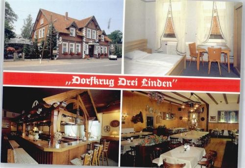 30900 W3002 Wedemark - Hotel-Restaurant Dorfkrug Drei Linden