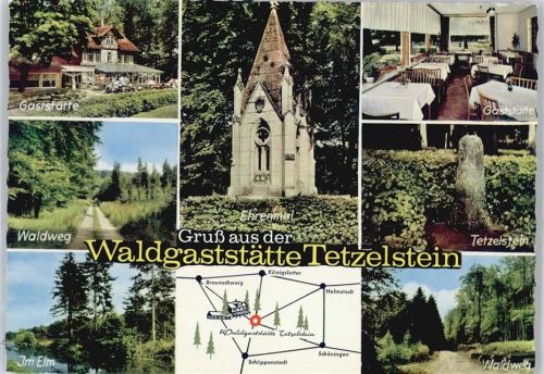 38154 W3308 Königslutter am Elm - Waldgaststätte Tetzelstein