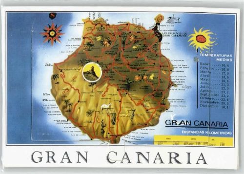 Las Palmas de Gran Canaria Leporello, Insel-Übersicht