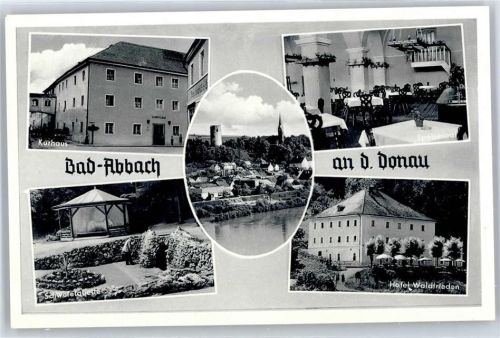 93077 W8403 Bad Abbach - Kurhaus, Hotel Waldfrieden, Schwefelquelle