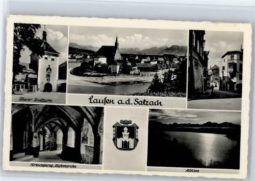 Laufen Kirche, Ortsansicht, Stadtturm, Kreuzgang