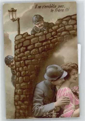 Verlag Favorite Nr.2461 , Spanner , , Liebe , Poesie Patriotik WK I, Frankreich