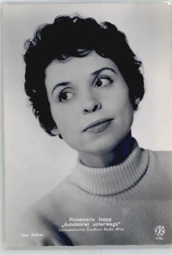 Isopp, Rosemarie Filmschauspieler