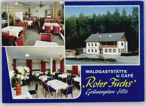 31073 W3223 Grünenplan , Flecken Delligsen - Waldgaststätte Roter Fuchs