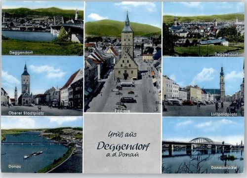 94469 W8360 Deggendorf - oberer Stadtplatz
