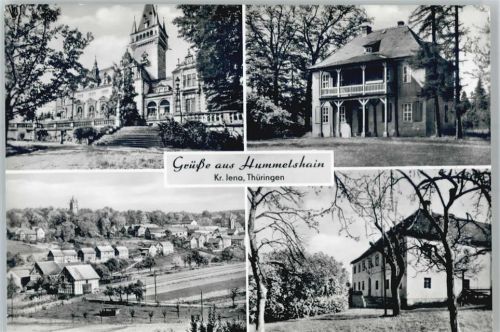 Hummelshain Kirche, Ortsansicht, Schloss