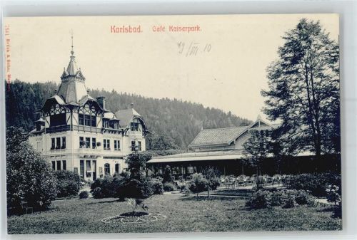 Karlovy Vary Café Kaiserpark