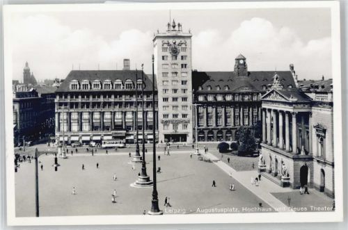Leipzig Augustusplatz, Hochhaus, Neues Theater