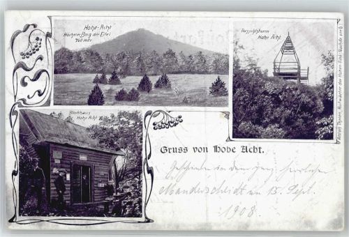 53518 W5488 Adenau - Aussichtsturm, Blockhaus