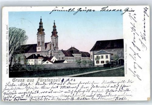 94081 W8399 Fürstenzell - Teilansicht, Kirche