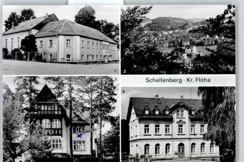 09573 O9381 Schellenberg - Konsum-Gaststätte, Betriebsferienheim der Deutschen Reichsbahn, Gasthaus Höllmühle