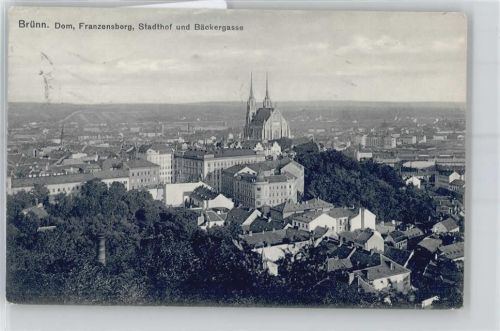 Brno Dom, Franzensberg, Stadthof, Bäckergasse AKU1
