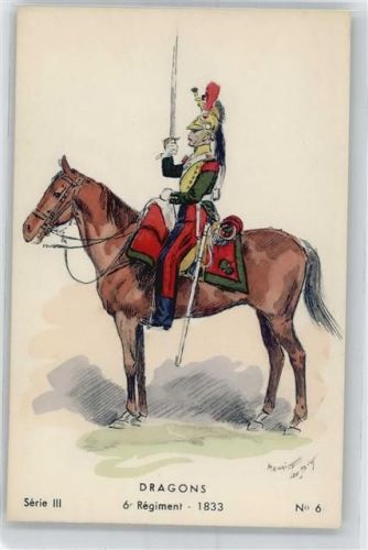 Dragons 1833 , Uniform