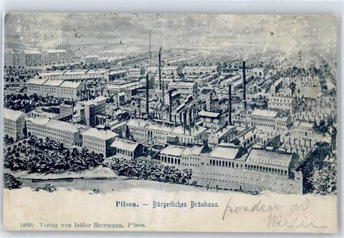 Plzen 1900 Bürgerliches Brauhaus