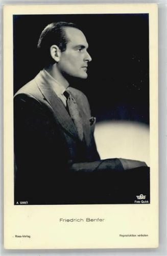 Benfer, Friedrich Ross-Verlag A 3268/1 Filmschauspieler