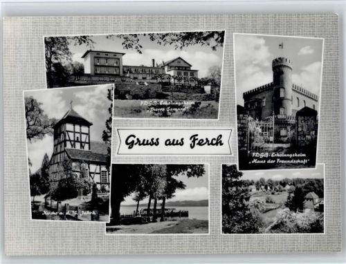 Ferch FDGB-Erholungsheim Pierre Samard, Kirche, FDGB-Erholungsheim Haus der Freundschaft