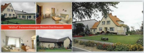 Deichhausen Ferienwohnung Witthof, Klappkarte