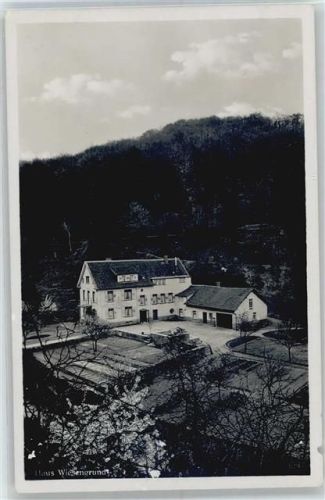 64625 W6140 Auerbach Gebrauchsspuren Christliches Erholungsheim Waldruhe, Haus Wiesengrund