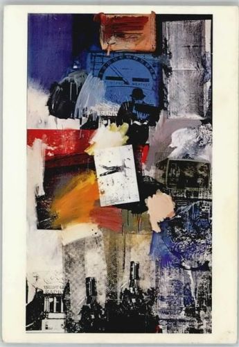 New York City sign.Rauschenberg Robert Untitled Solomon R.Guggenheim Museum