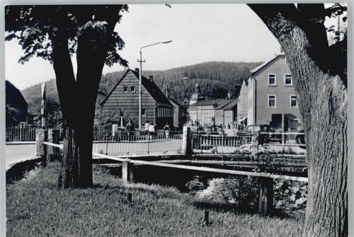 01762 O8239 Schmiedeberg , Osterzgeb - Kirche, Ortsansicht AKU1