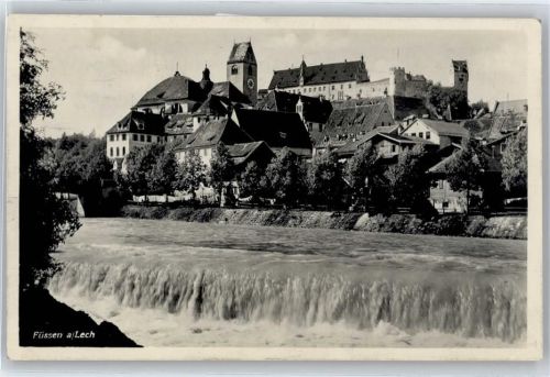 87629 W8958 Füssen - Teilansicht, Burg