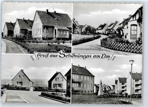 38364 W3338 Schöningen Gebrauchsspuren Straßenansichten