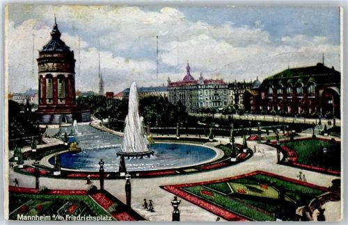 Mannheim Friedrichsplatz, Ortsansicht