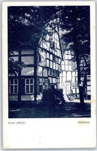 33790 W4802 Halle (Westf.) - Kirchplatz, Fachwerkhaus