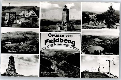 Feldberg Bismarckdenkmal, Bärental, Titisee, Feldsee, Sessellift, Wiesental,