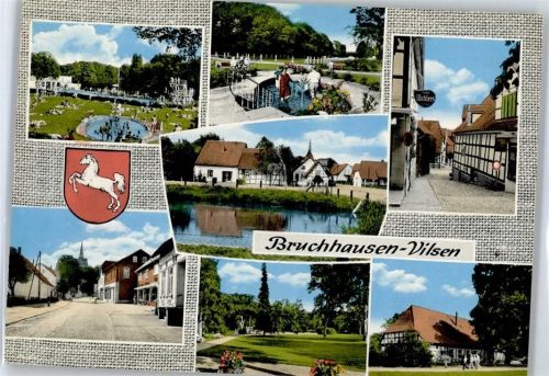 27305 W2814 Bruchhausen-Vilsen - Freibad, Ortspartien
