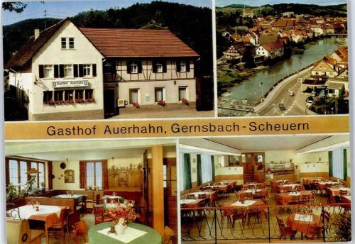 76593 W7562 Scheuern - Gasthaus zum Auerhahn