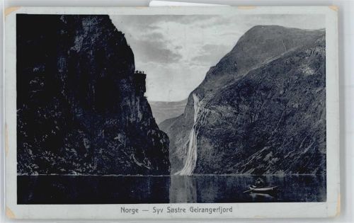 Geiranger Gebrauchsspuren Geirangerfjord