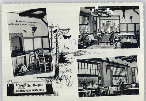 27367 W2724 Everinghausen , Kr Rotenburg, Wümme - Innenansicht, Land- und Gastwirtschaft Grüner Jäger