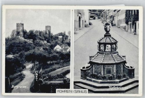Kohren-Sahlis Burgruine, Töpferbrunnen