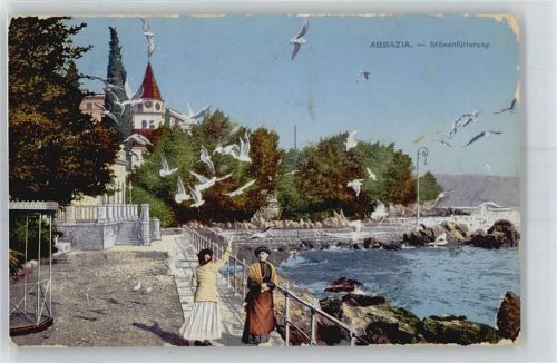 Opatija Möwenfütterung