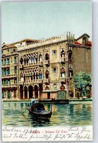 Venezia Palazzo Ca d oro Gondel