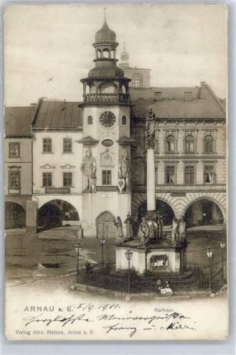 Hostinne 1901 Ringplatz Kirche