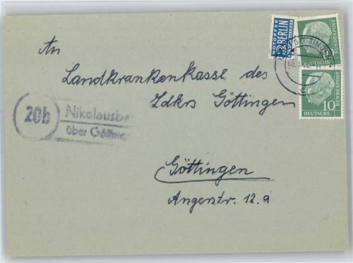 Nikolausberg Landpoststempel