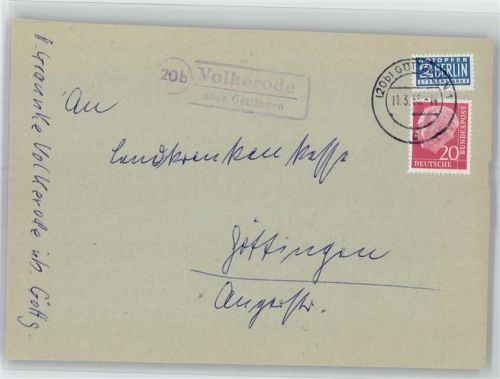 Volkerode Landpoststempel