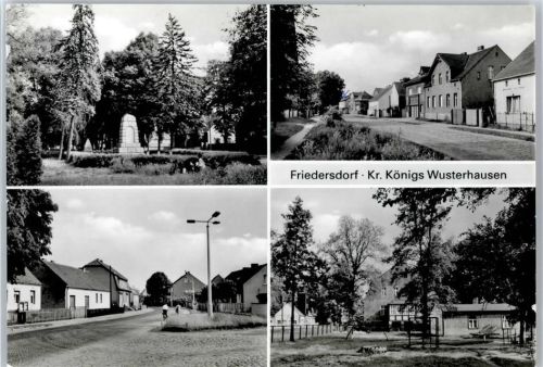 Friedersdorf Denkmal, Ortsansicht