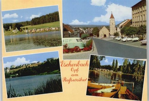 Eschenbach Kirche, Rufsweiher, Campingplatz