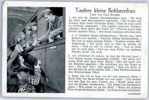 Tapfere kleine Soldatenfrau