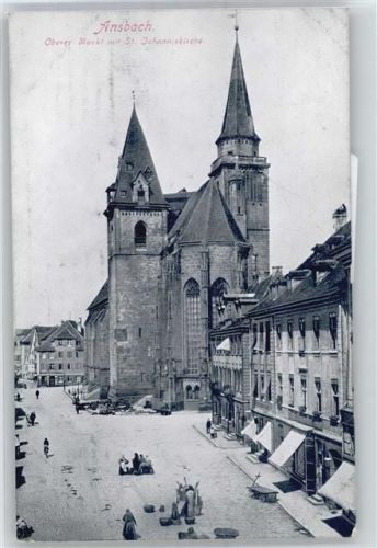 Ansbach Oberer Markt, St. Johanniskirche