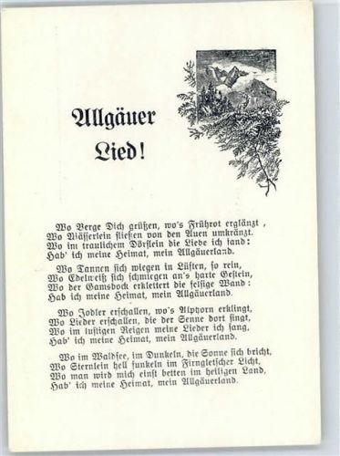 Füssen Allgäuer Lied