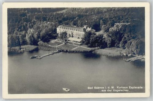 15526 O1241 Bad Saarow - Blick aus der Vogelschau auf Kurhaus Esplanade